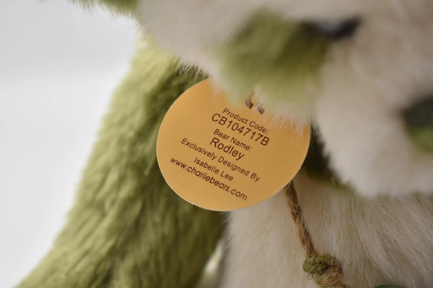 Charlie Bears Rodley Teddy Bear Isabelle Lee Designed Tagged Retired