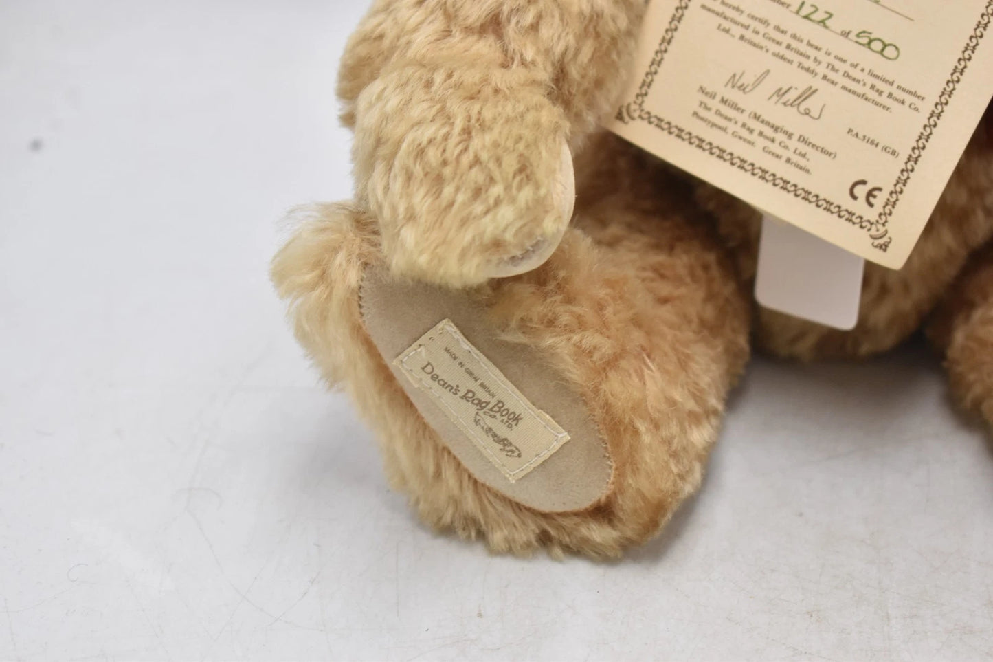 Deans Rag Book Co Albert Teddy Bear Limited Edition 122/500 Fully Jointed 34cm