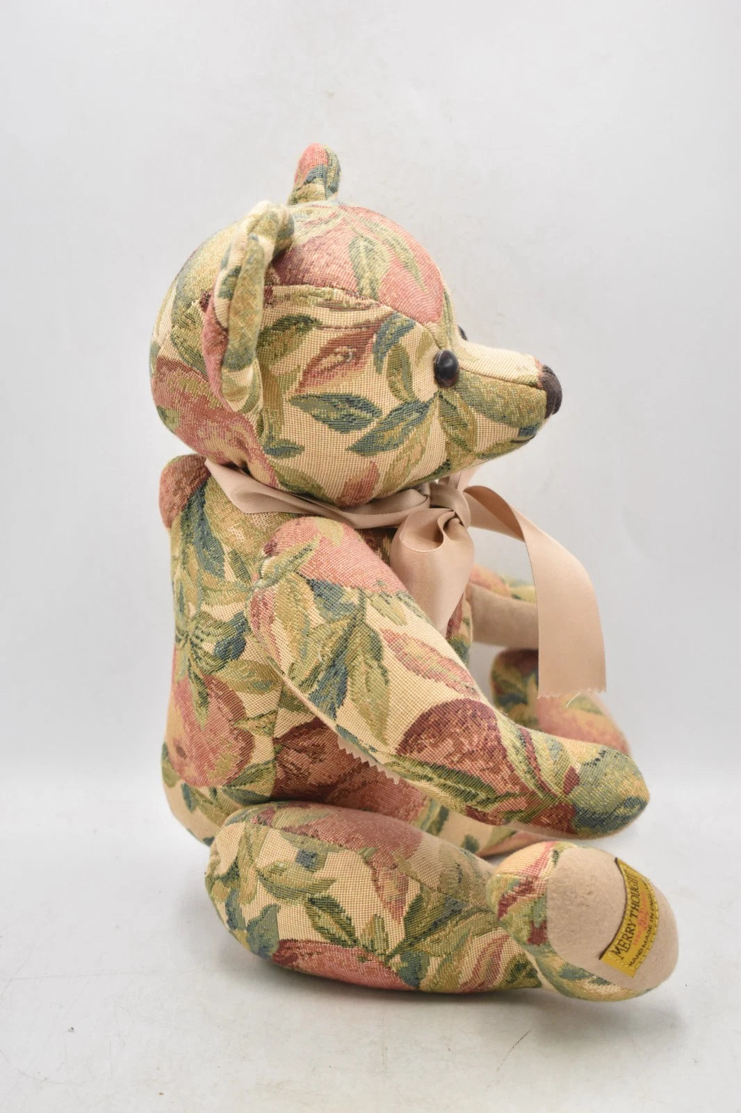 Merrythought Tapestry Teddy Bear – Limited Edition 9/40, Tagged, Retired 40cm