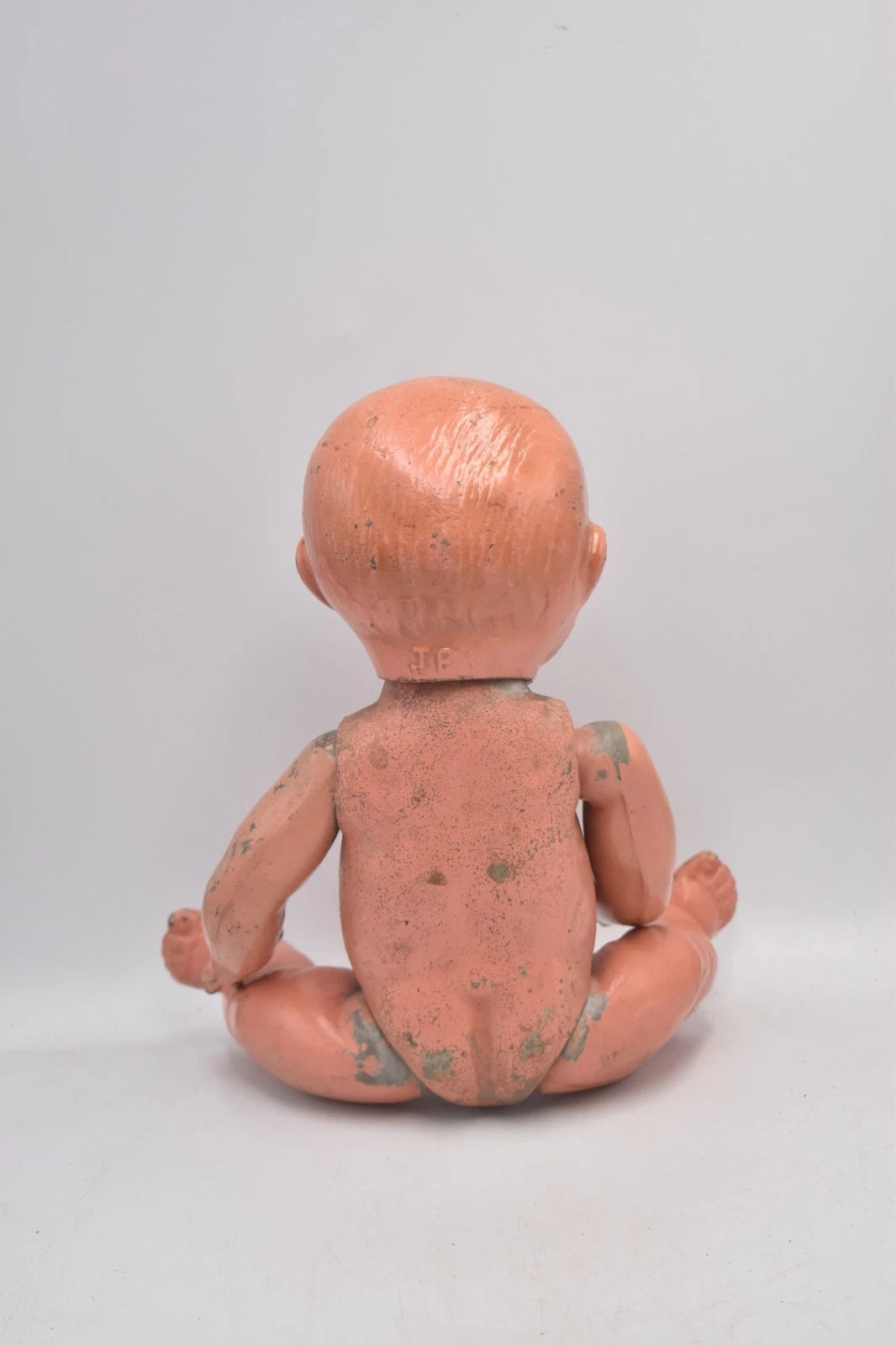 Vintage 1920s 1930s Composition Doll Marked JP Hand Painted 35cm Collectable