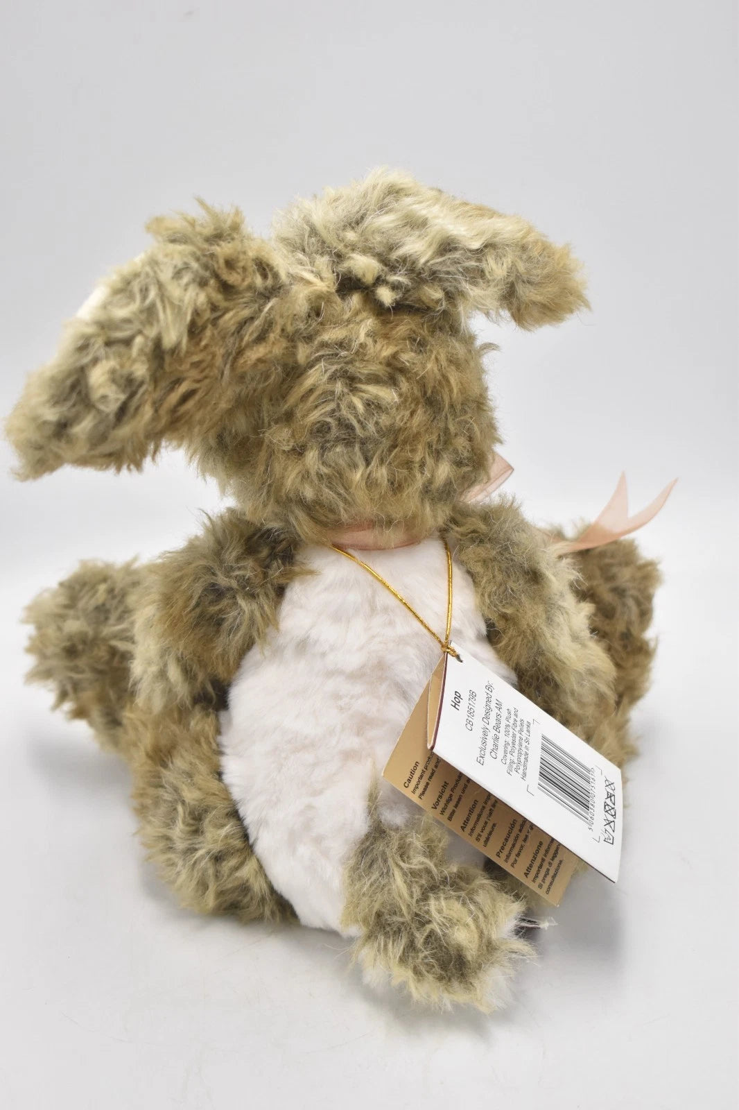 Charlie Bears Hop Rabbit Teddy Bear Retired Tagged