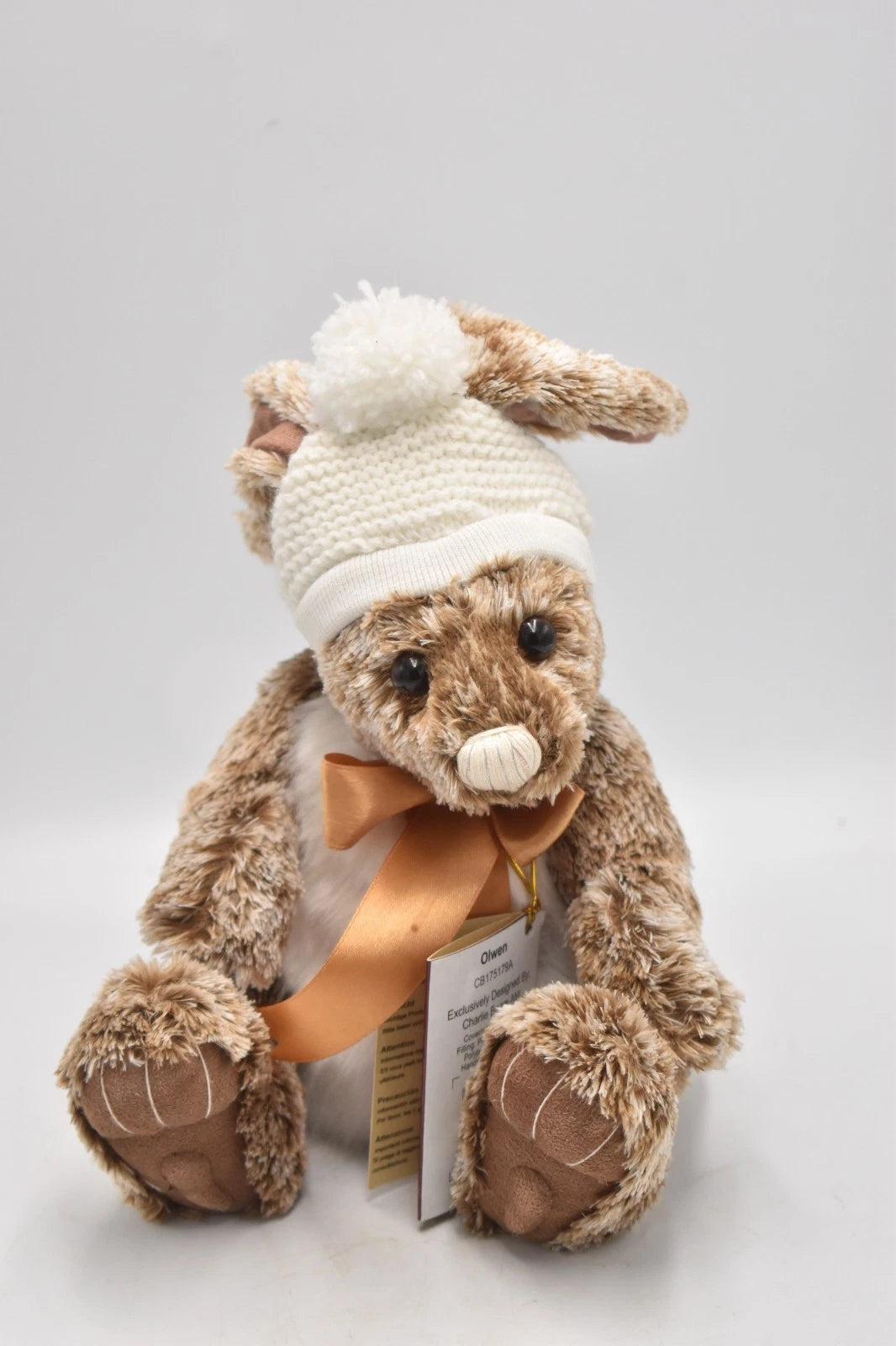 Charlie Bears Olwen Rabbit Teddy Bear Retired Tagged Collectable