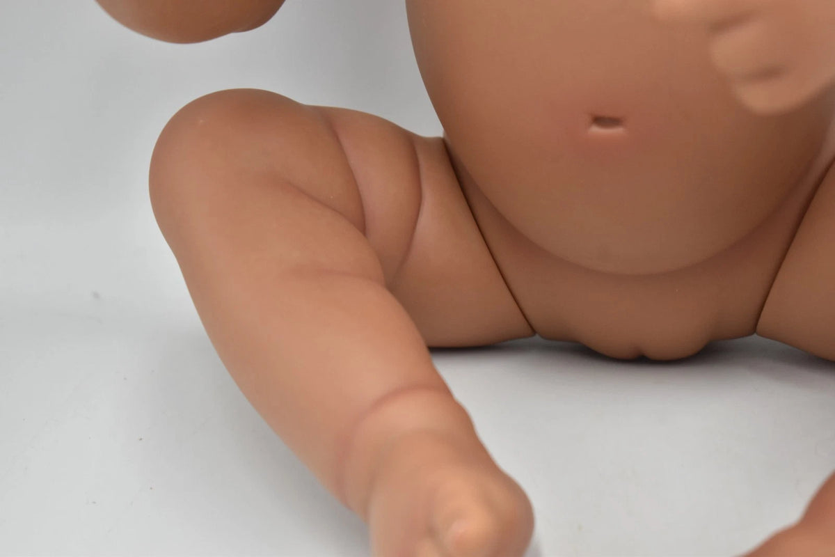 Peaches by Cassie Brace Reborn Doll Black Baby Girl Full Silicone Body 48cm