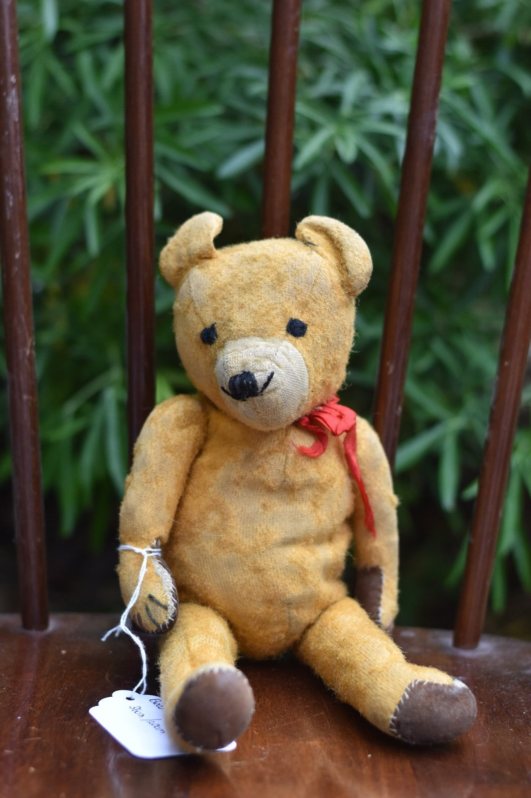 Vintage 1920s American Stick Mohair Teddy Bear – Fully Jointed – 36cm