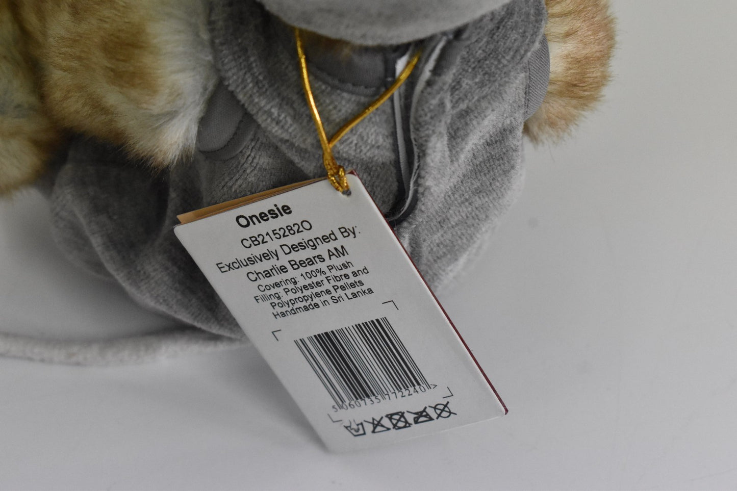 Charlie Bears Teddy Bear– Retired, Tagged