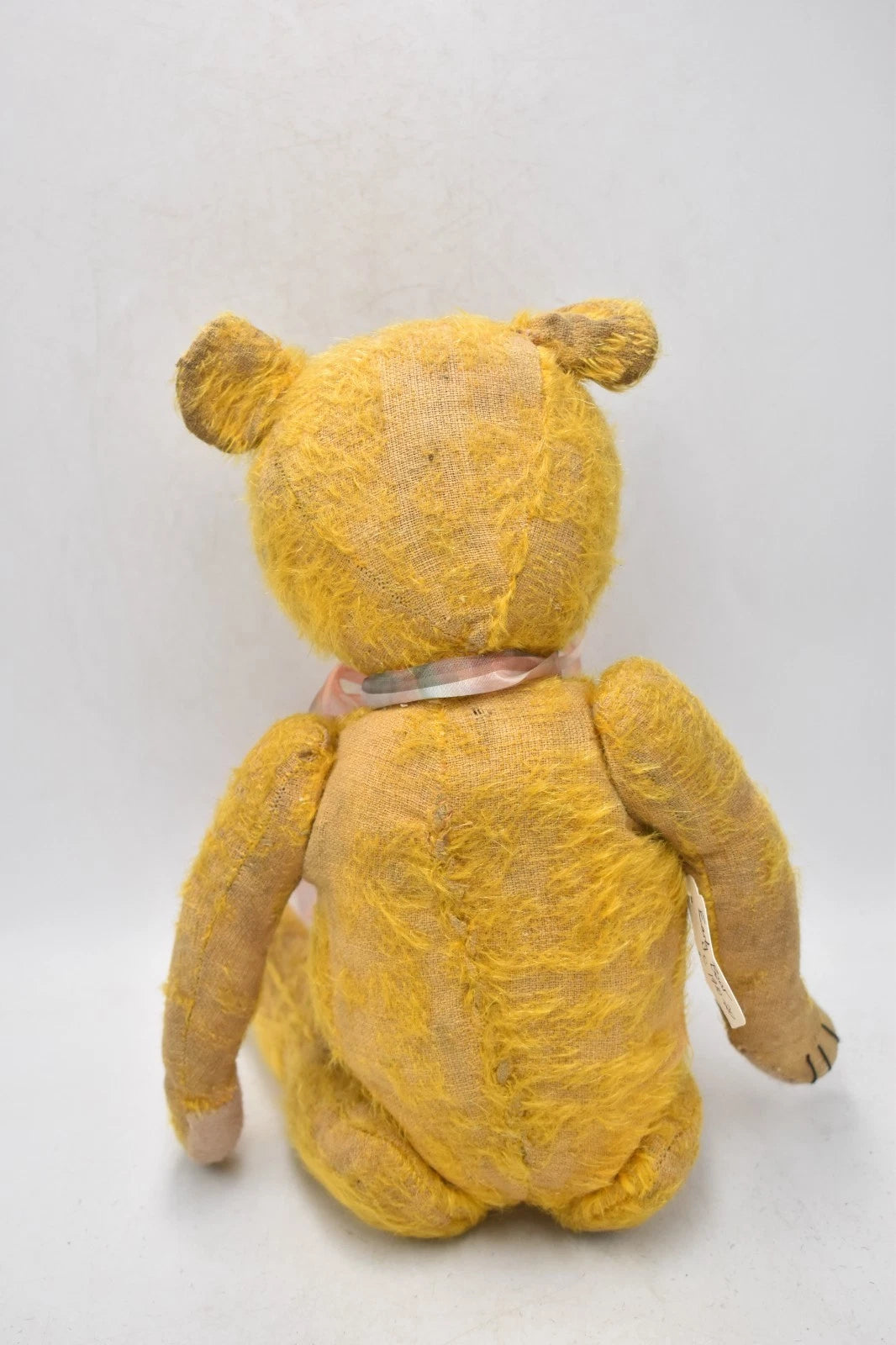 Vintage 1920s American Mohair Stick Teddy Bear Fully Jointed 38cm Collectible