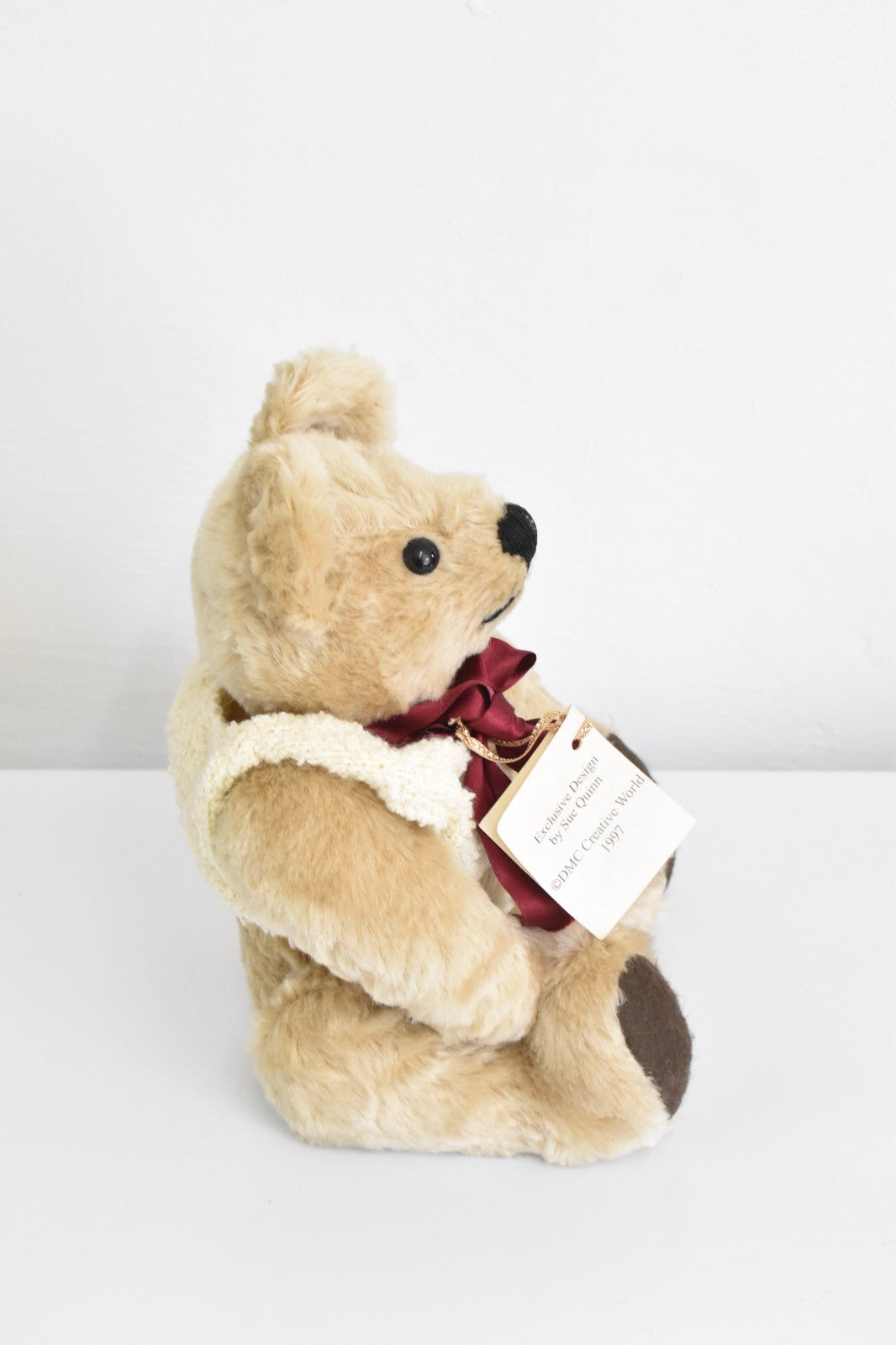 Vintage Artist Mohair Teddy Bear William by Sue Quinn – OOAK – Tagged
