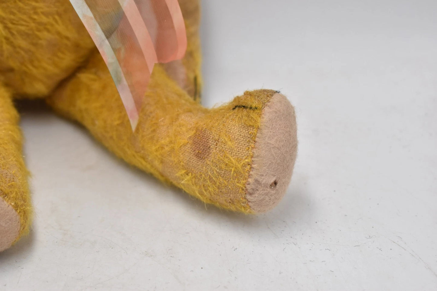 Vintage 1920s American Mohair Stick Teddy Bear Fully Jointed 38cm Collectible
