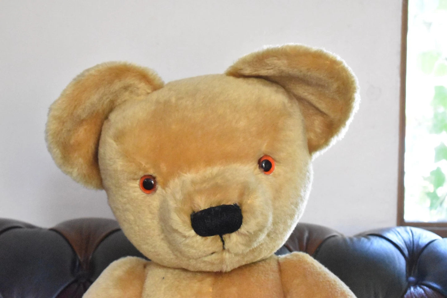Vintage Merrythought Mohair Golden Teddy Bear Fully Jointed 70cm Collectable