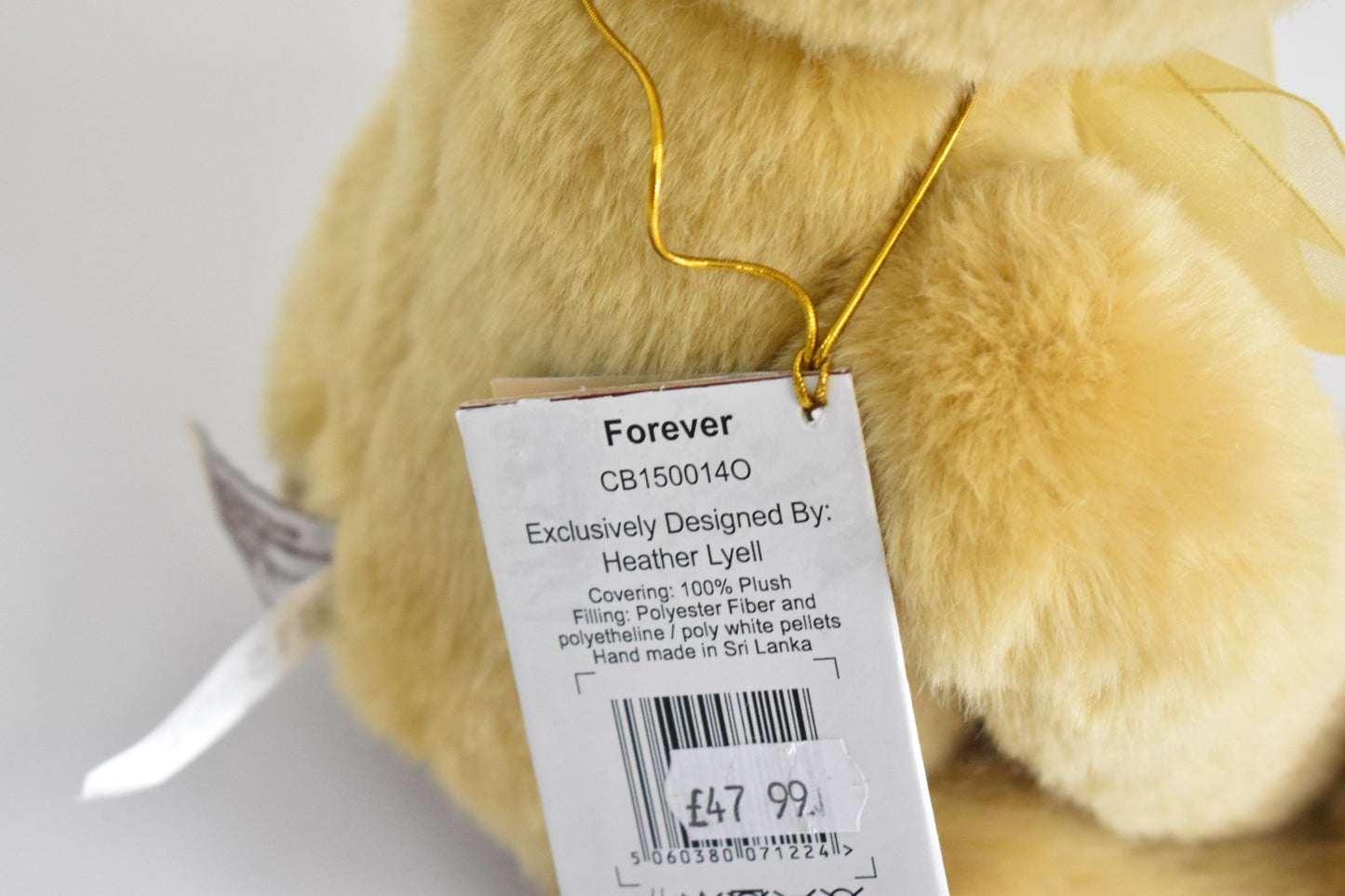 Charlie Bears Forever – Retired – Tagged – Designed by Heather Lyell