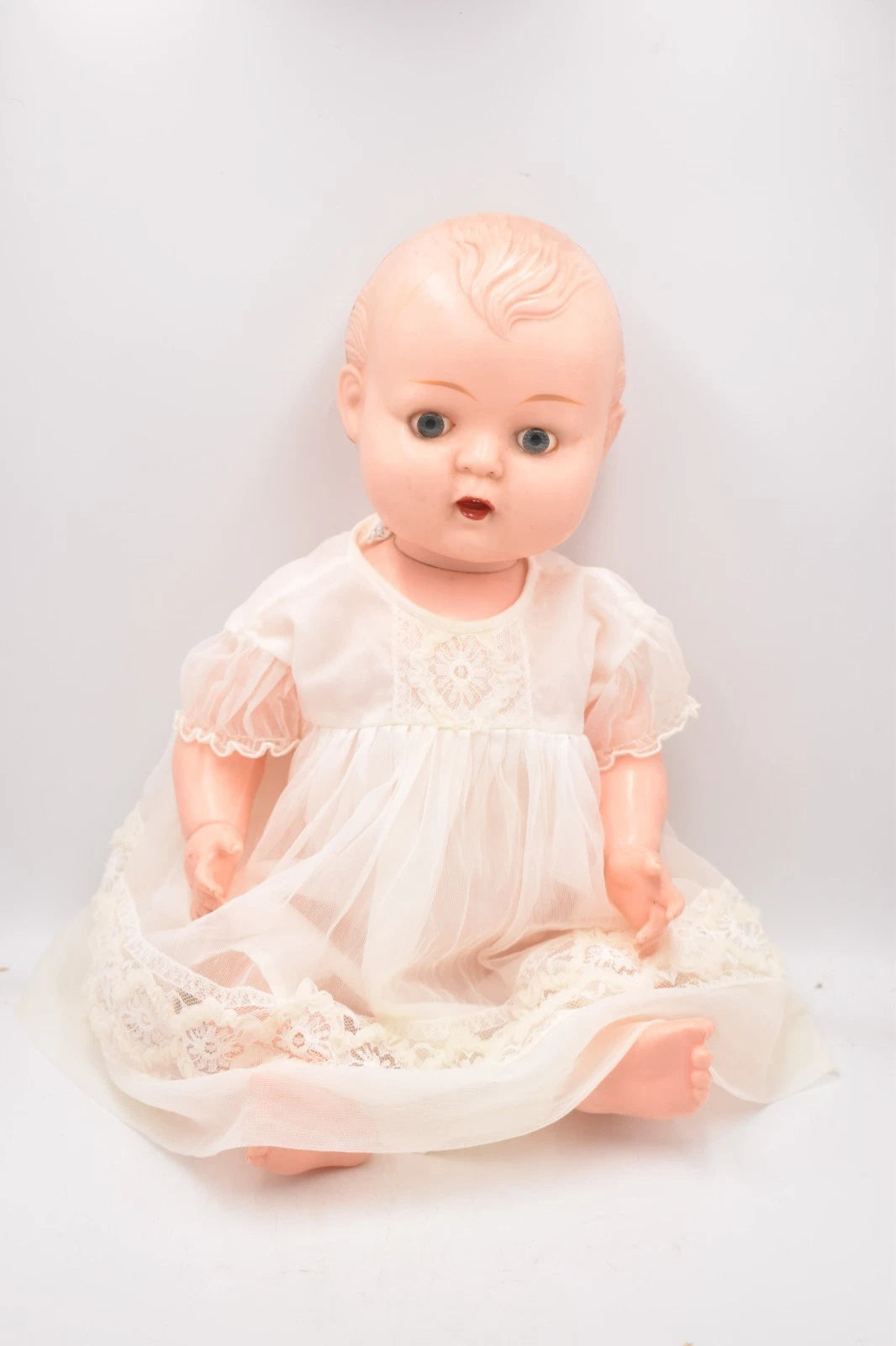Vintage 1950s OK Kader Large Hard Plastic Doll 48cm Collectable Vintage Toy