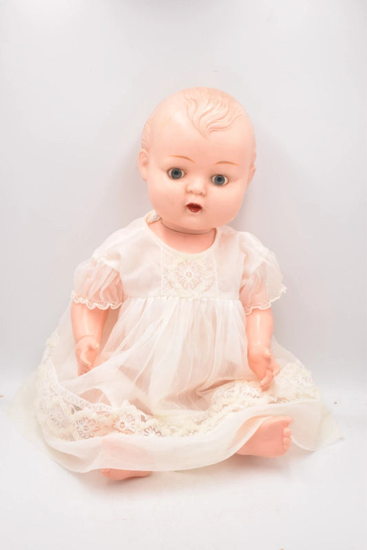 Vintage 1950s OK Kader Large Hard Plastic Doll 48cm Collectable Vintage Toy