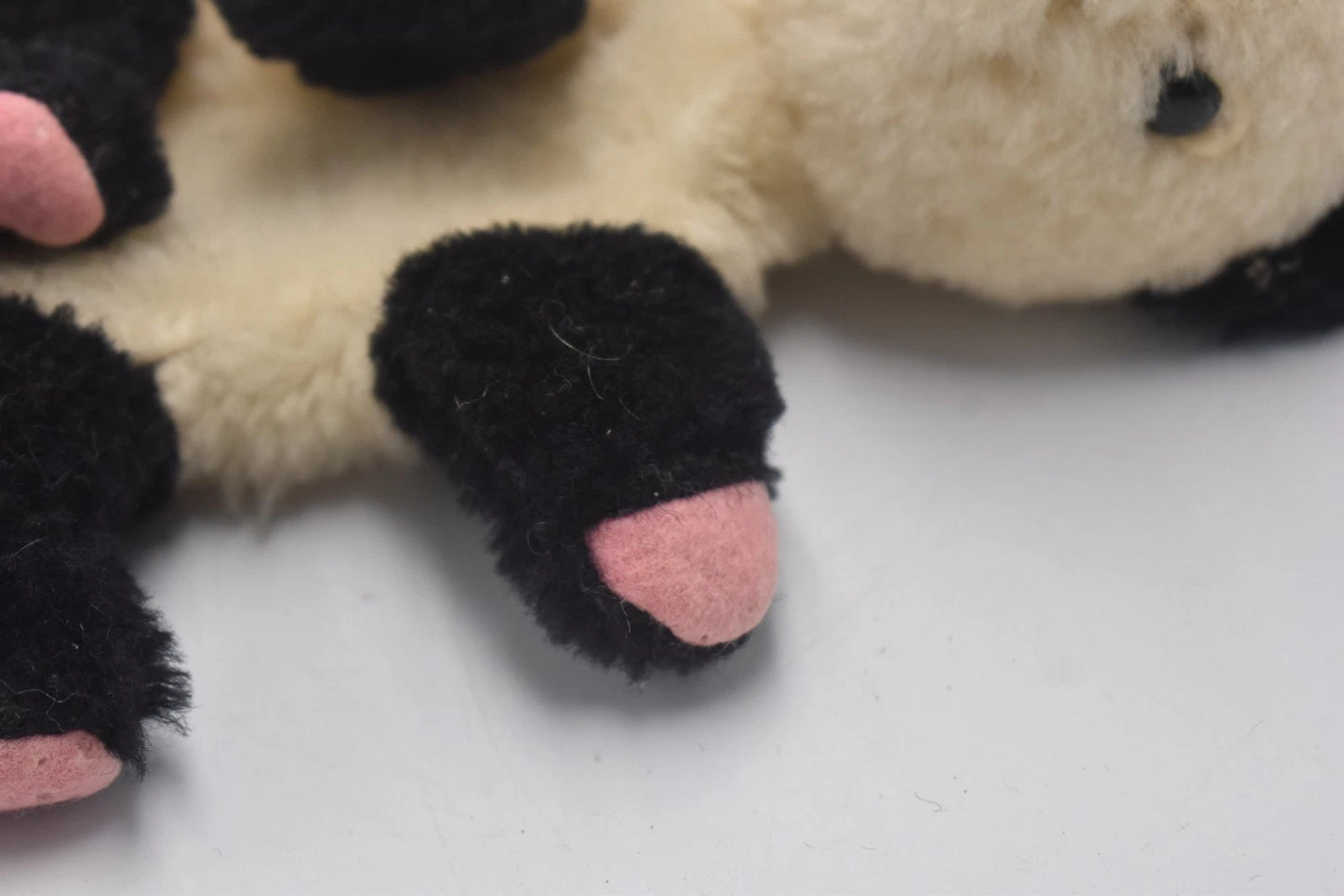 Vintage 1950s Mohair Panda Bear Hand Puppet Sooty Soo Style Collectable 24cm