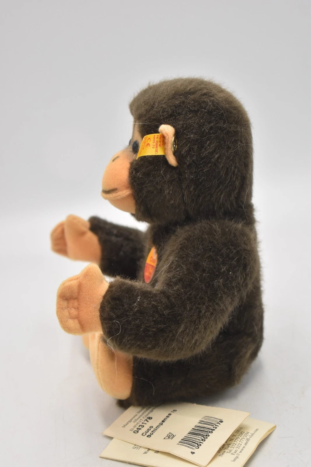 Steiff Coco Monkey Chimpanzee Plush Toy 043178 Retired Tagged 15cm