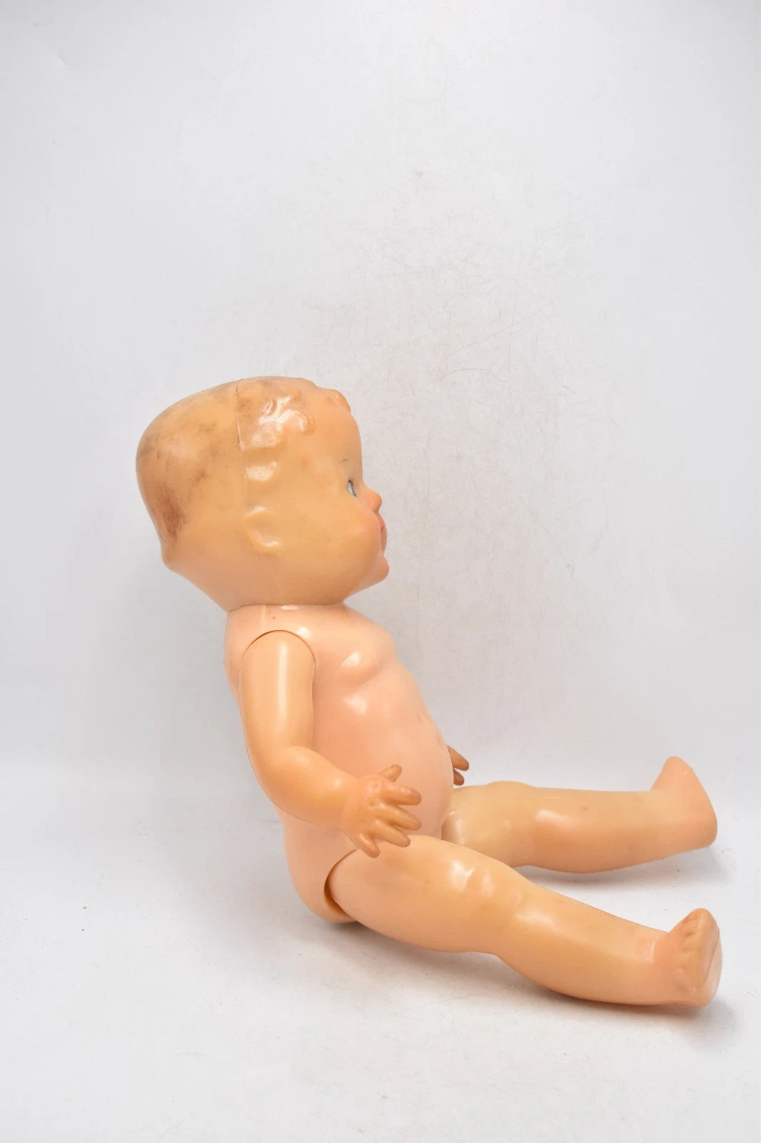 Vintage 1940s Marie Lou Rubber Baby Doll – 40cm