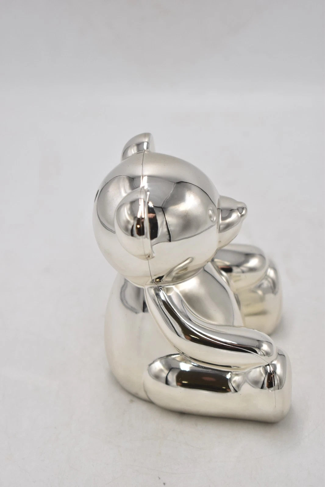 Bambino Silver Plated Teddy Bear Money Box – Unused & Boxed – 12.5cm