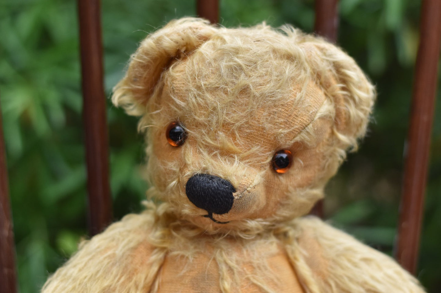 Vintage 1940s / 1950s Merrythought Mohair Teddy Bear – Fully Jointed – 36cm