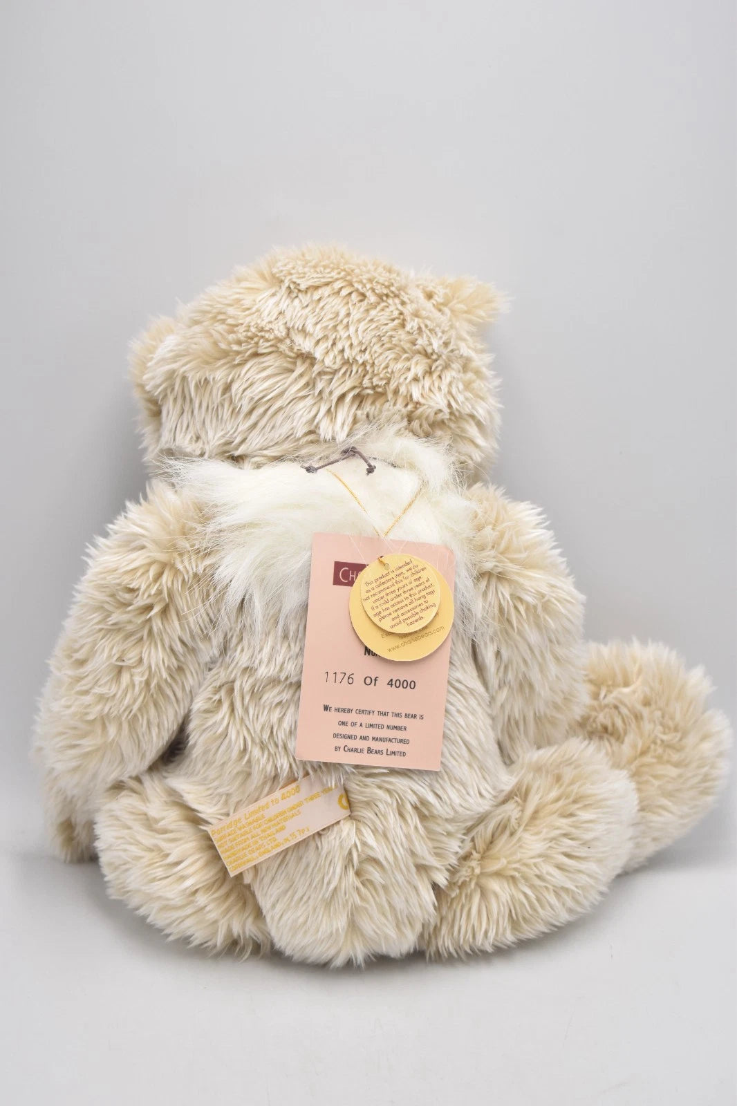 Charlie Bears Porridge Teddy Bear Retired Limited Edition Tagged Isabelle Lee