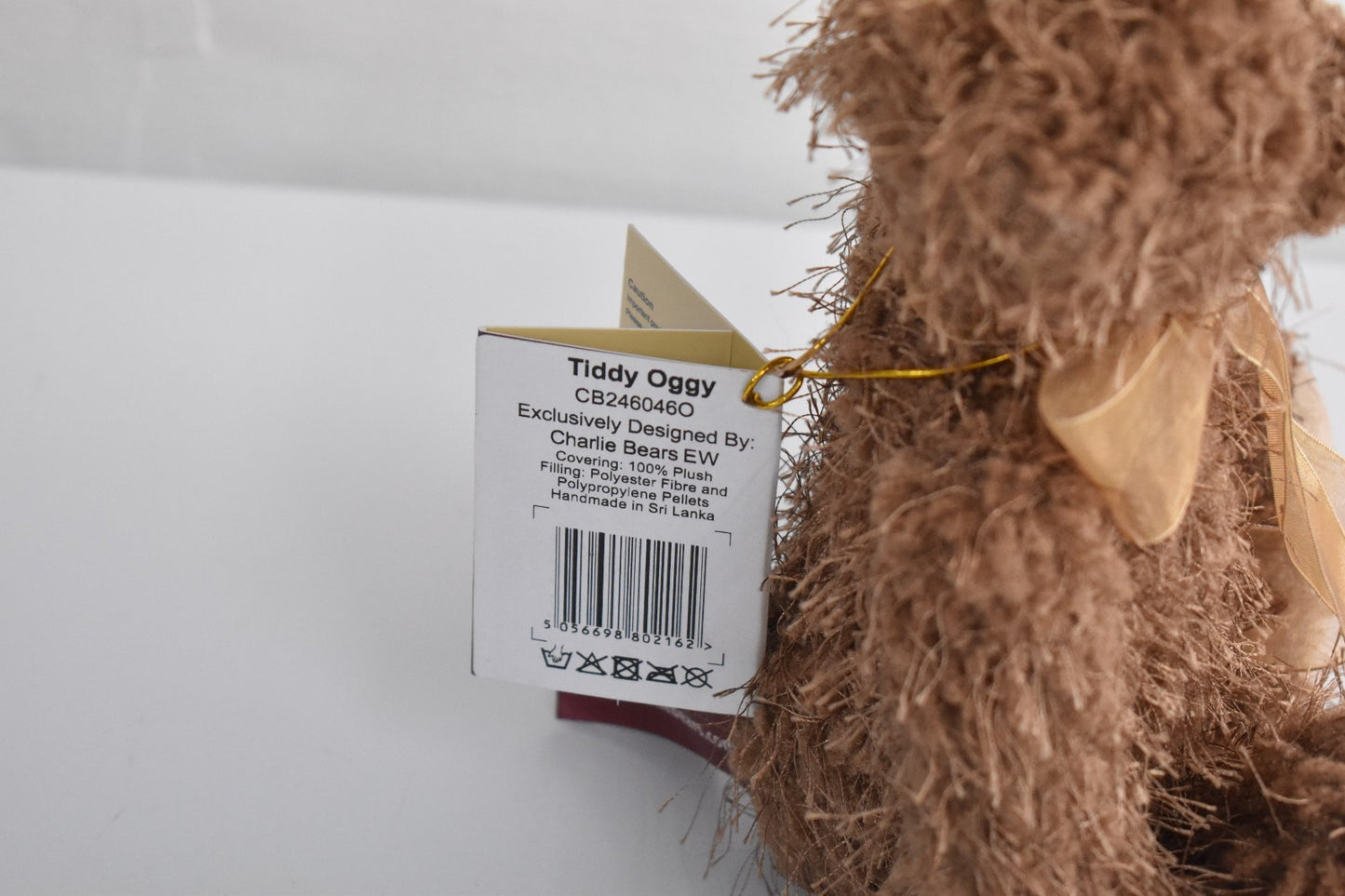 Charlie Bears Tiddy Oggy – Retired, Tagged