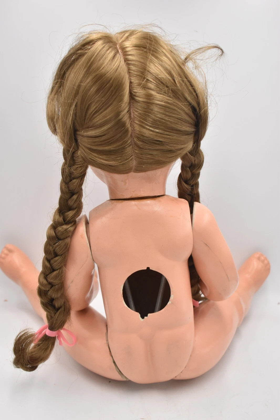 Vintage 1940s 1950s Frank Popper Composition Toddler Girl Doll Sleepy Eyes 58cm