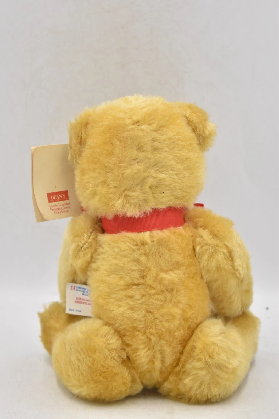 Dean’s Rag Book London Gold Teddy Bear Retired Mohair Tagged 30cm