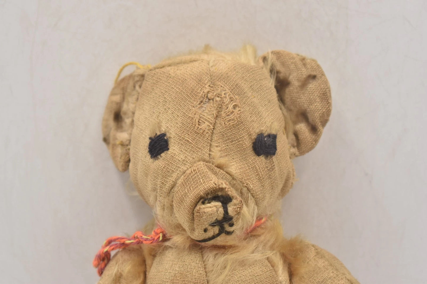 Antique 1930s Merrythought Bingie Mohair Teddy Bear Jointed 18cm Tagged