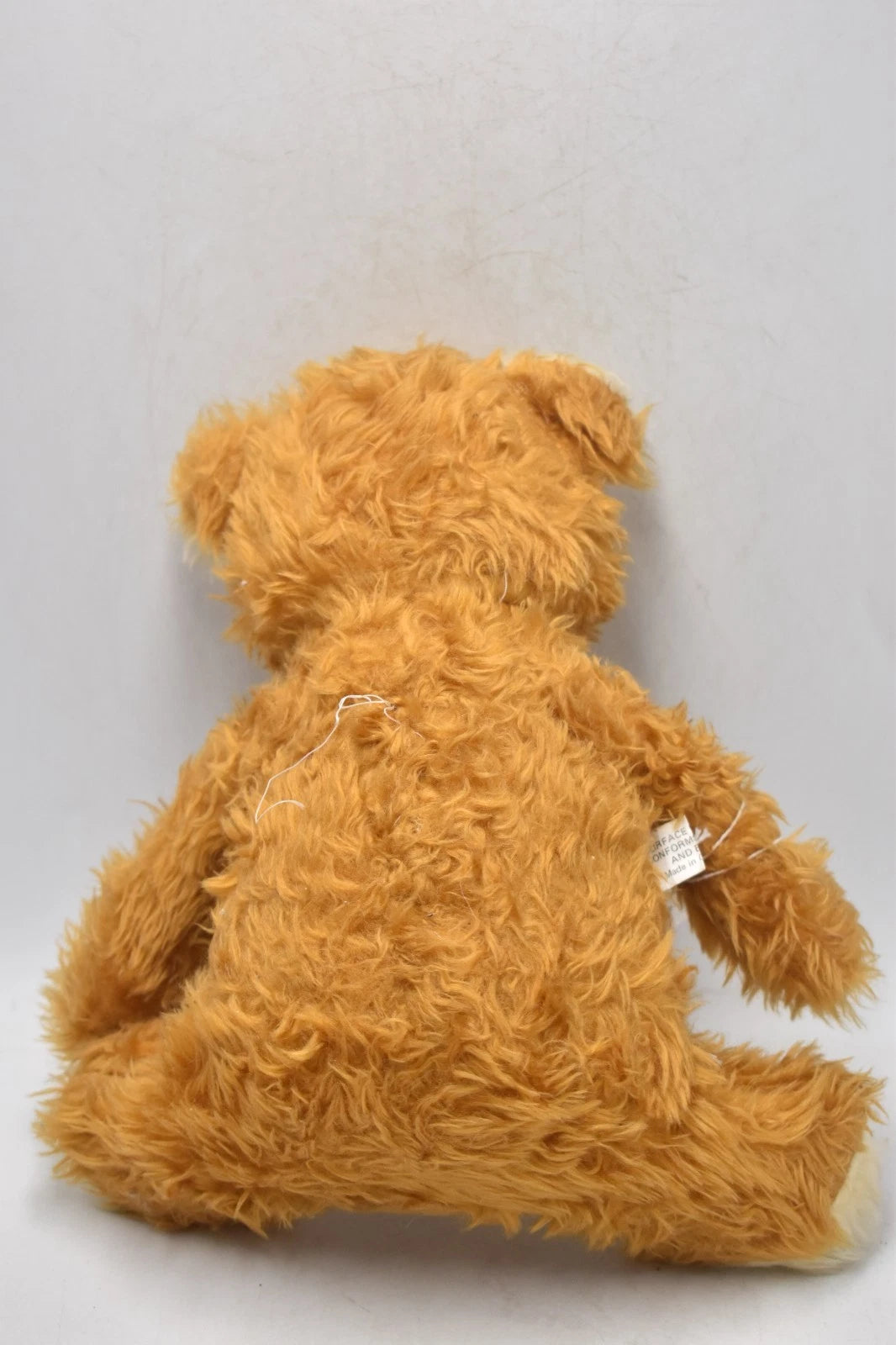 Vintage 1980s Plush Teddy Bear Made in Great Britain Soft Toy 26cm