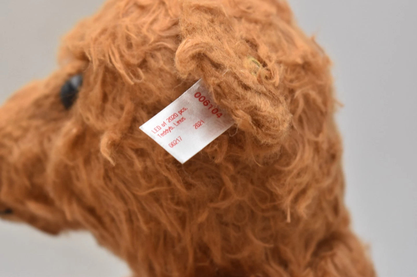 Steiff Linus Teddies For Tomorrow Linen Bear 006104 – Limited Edition 32cm
