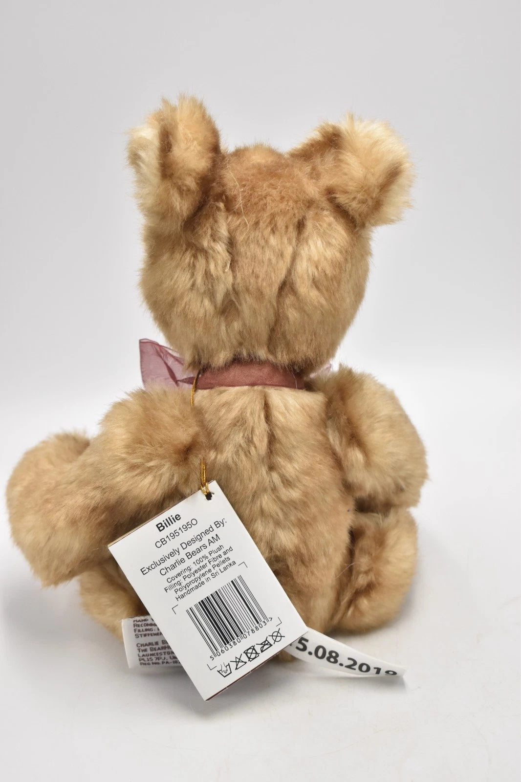 Charlie Bears Billie Teddy Bear Retired Tagged 28cm Collectable Plush Bear