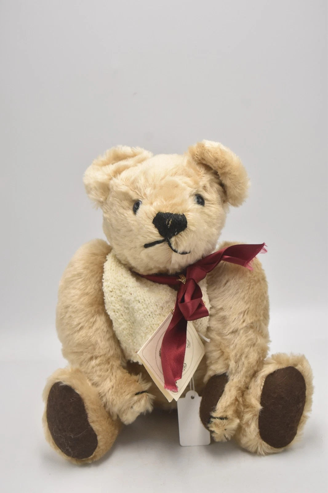 Vintage Artist Mohair Teddy Bear William Sue Quinn OOAK One of a Kind Tagged