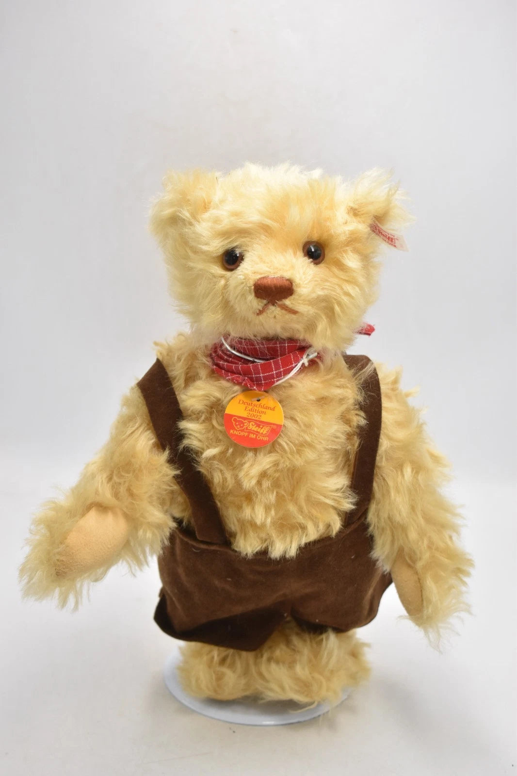 Steiff Teddy Bear in Lederhosen 671166 Mohair Limited Edition