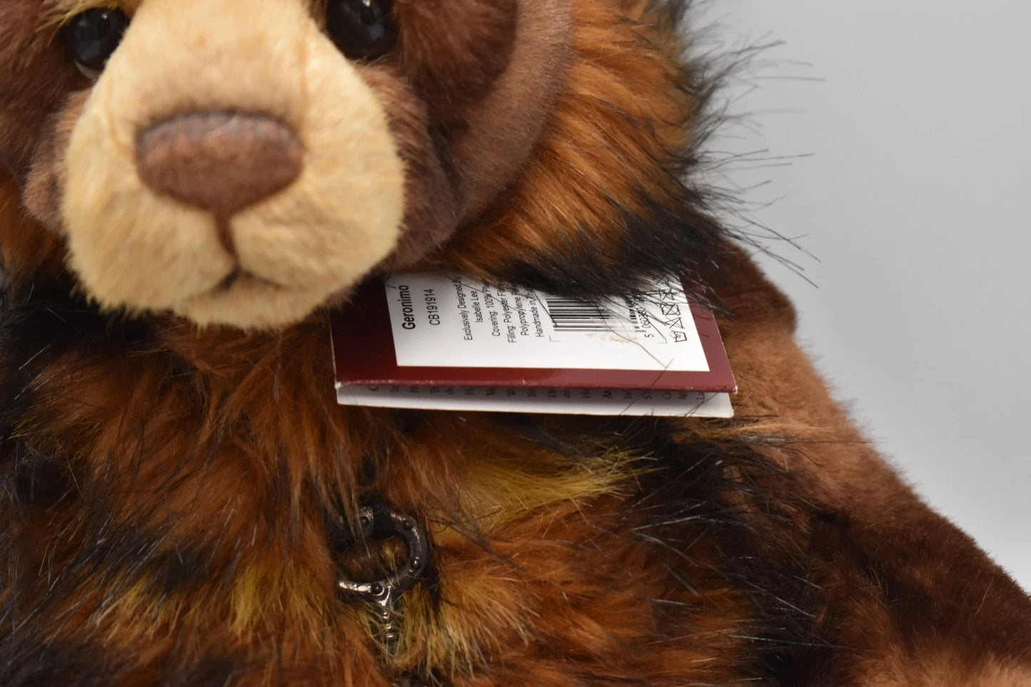 Charlie Bears Geronimo Teddy Bear Retired Tagged Isabelle Lee Designed