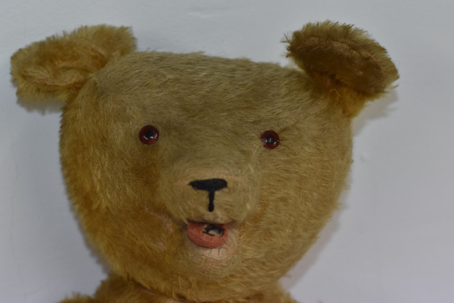 Antique 1920s American Laughing Mohair Teddy Bear 70cm Working Growler