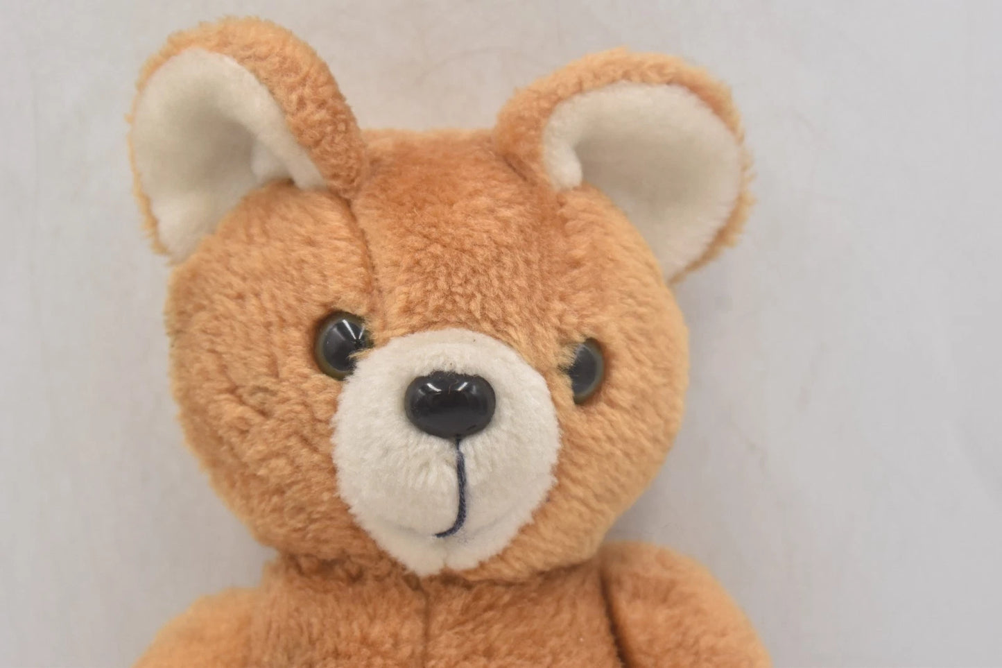 Vintage 1980s Plush Teddy Bear 32cm Jointed Soft Toy Retired Collectible
