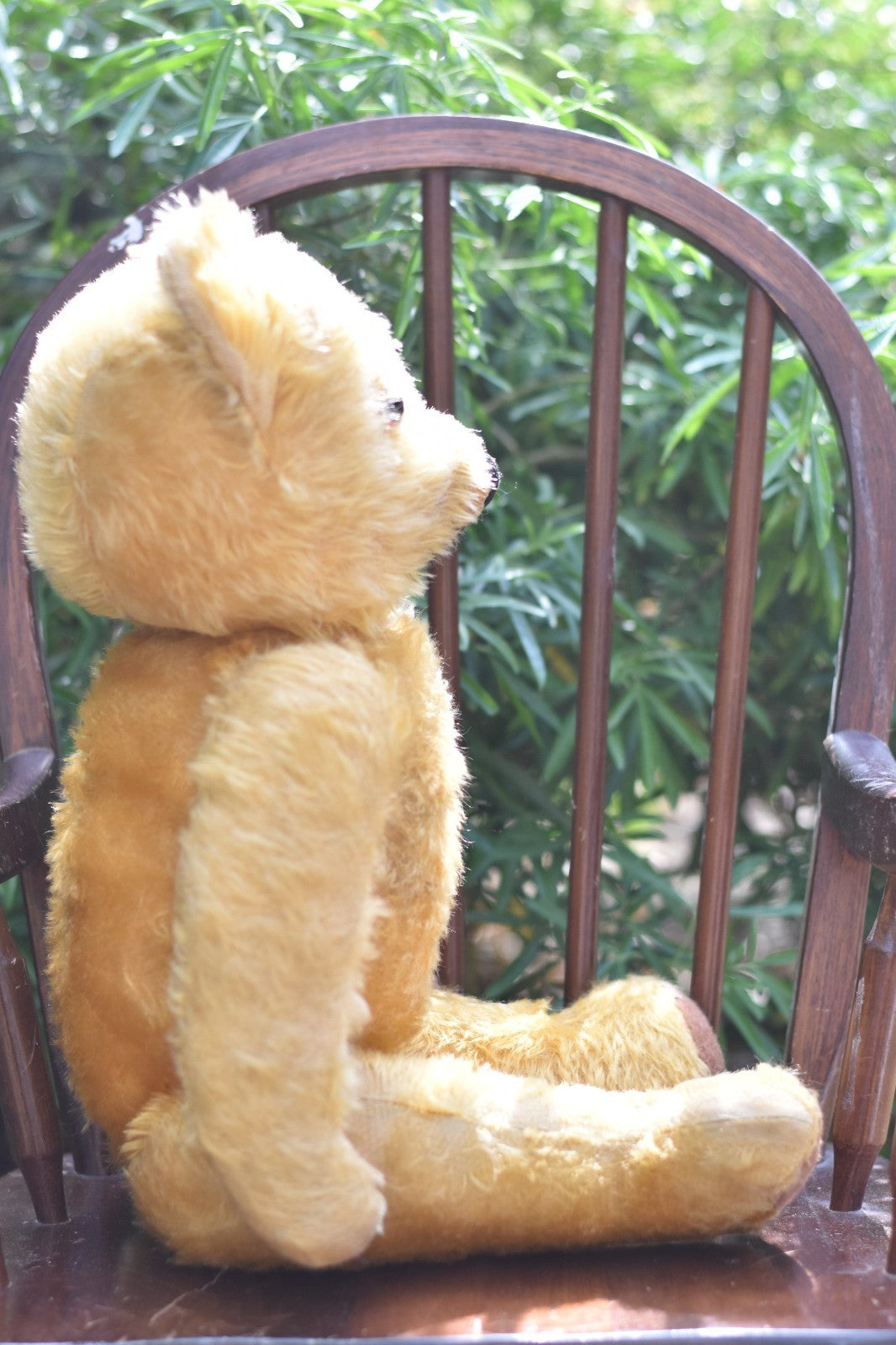 Vintage 1930s Chad Valley Mohair Teddy Bear 54cm, Fully Jointed, Glass Eyes