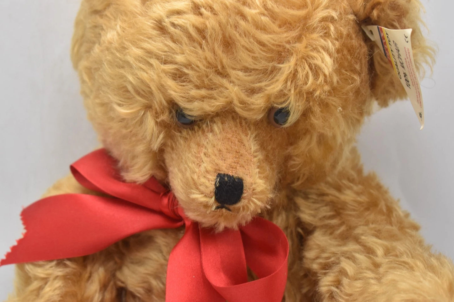 Deans Rag Book Co Golden Growler Teddy Bear Fully Jointed Tagged 40cm