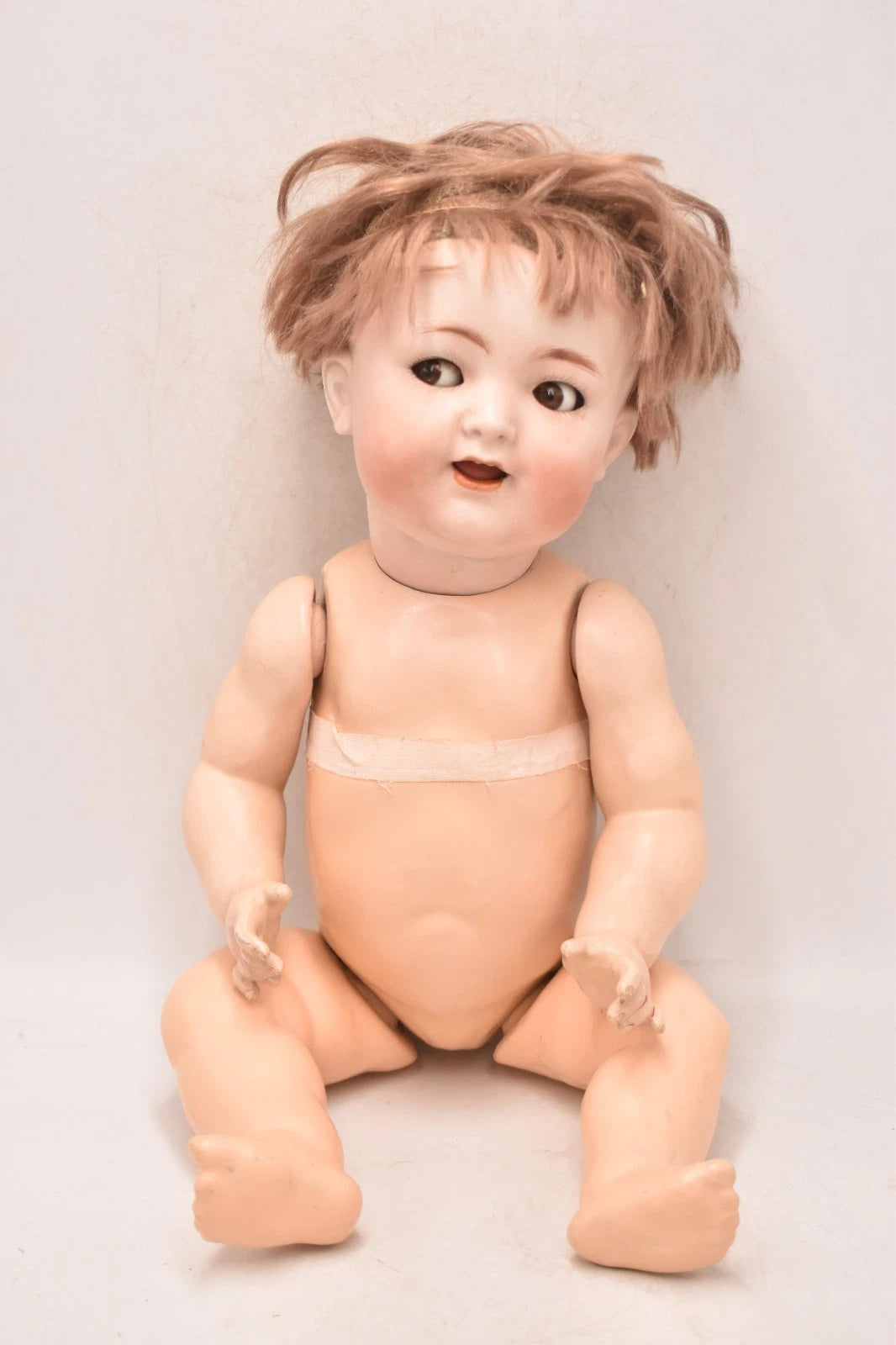 Antique Simon & Halbig KR 126 Bisque Head Doll 40cm Flirty Eyes