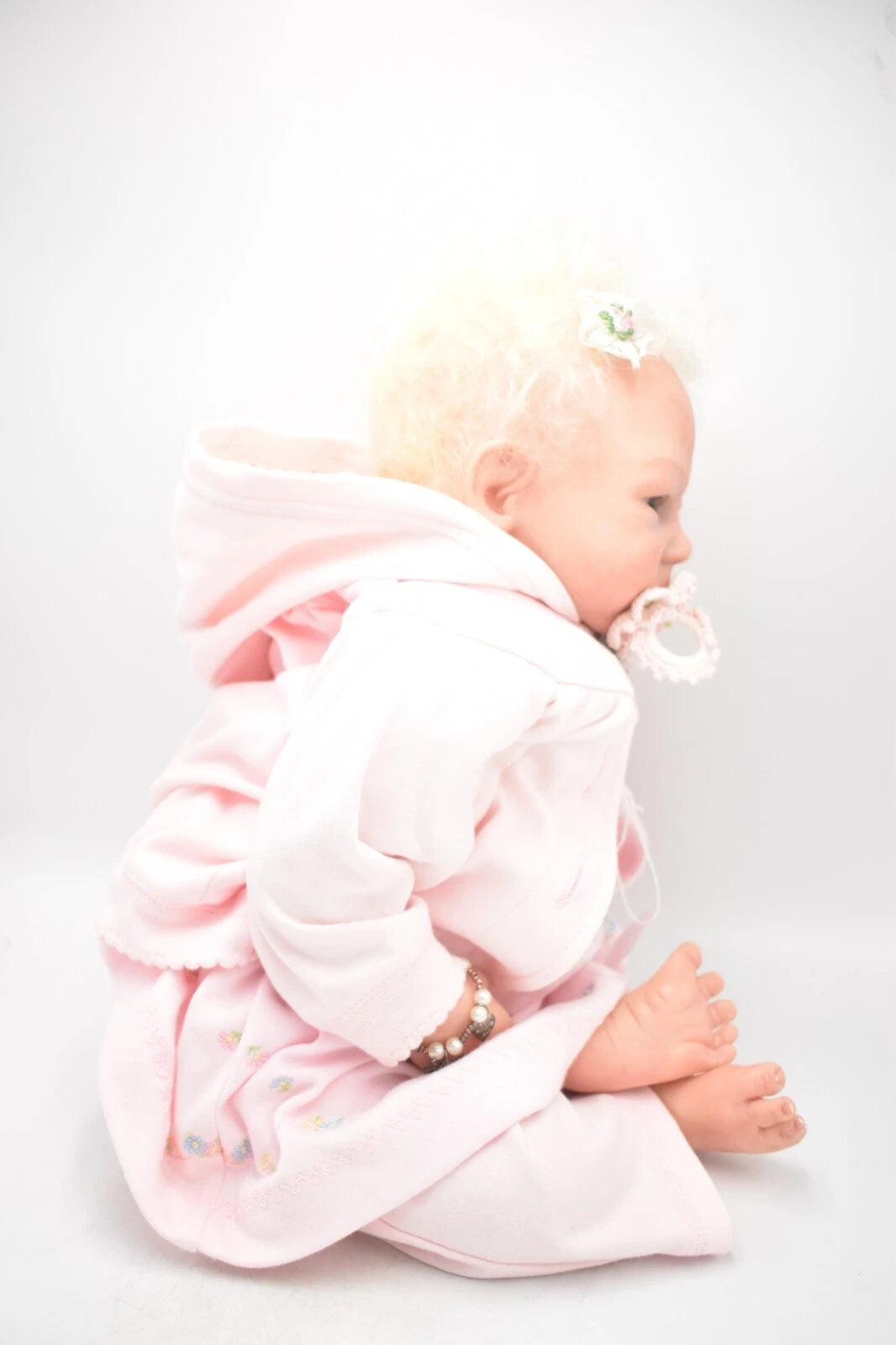 OOAK Reborn Baby Girl Malin Fiorenza Biancheri 20" Doll COA Lifelike Vinyl