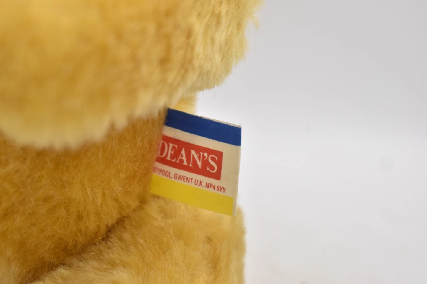 Dean’s Rag Book London Gold Teddy Bear Retired Mohair Tagged 30cm