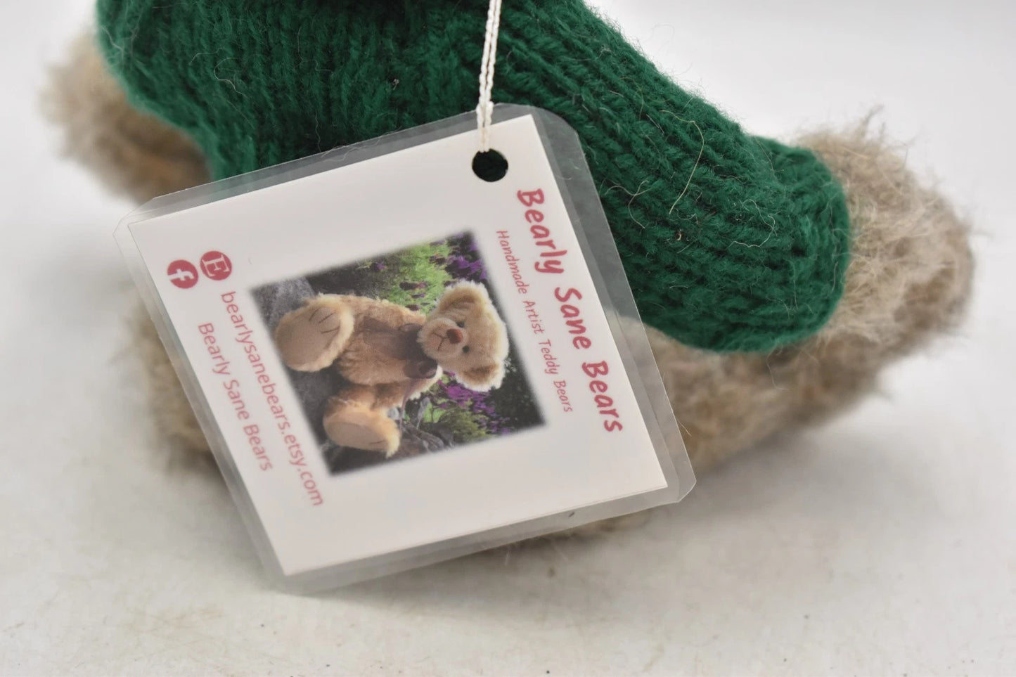 OOAK Bearly Sane Bears Sprout Artist Teddy Bear Mohair 24cm