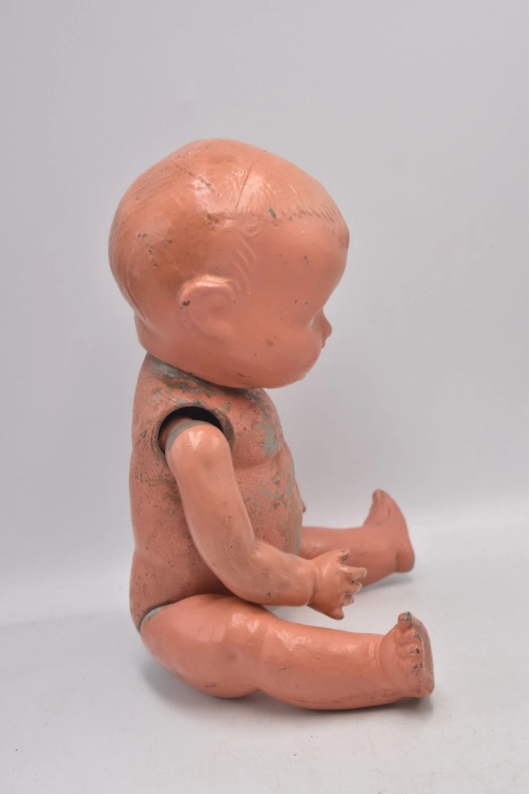 Vintage 1920s 1930s Composition Doll Marked JP Hand Painted 35cm Collectable
