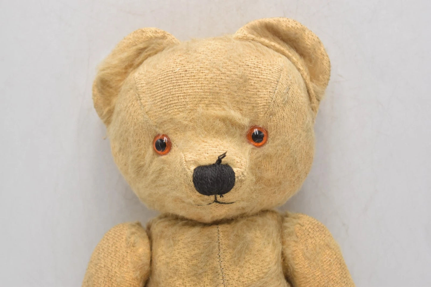 Vintage 1940s Chad Valley English Mohair Teddy Bear Rexine Paws 38cm
