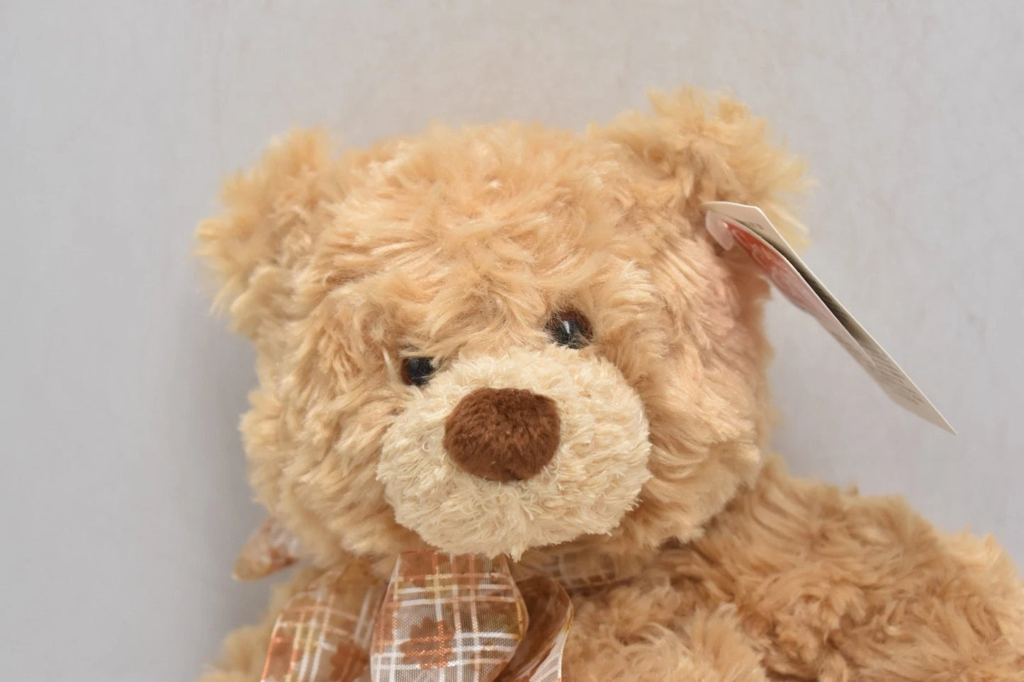 Gund Cooper Brown Teddy Bear With Floral Neck Scarf 30cm