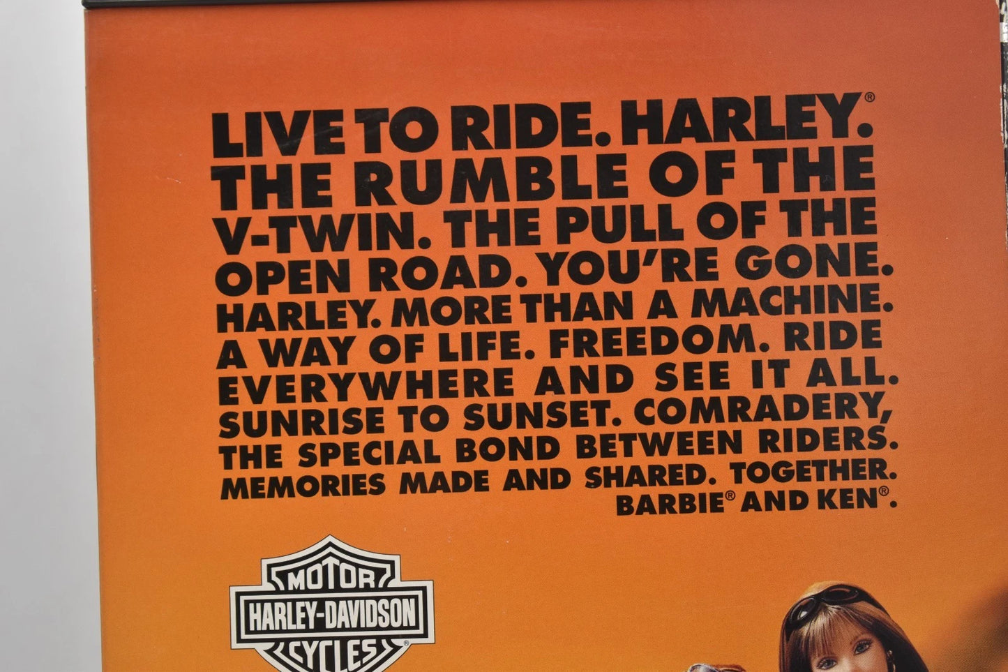 Barbie Ken Harley-Davidson Collector Edition Doll – Mattel 1999 NRFB Retired
