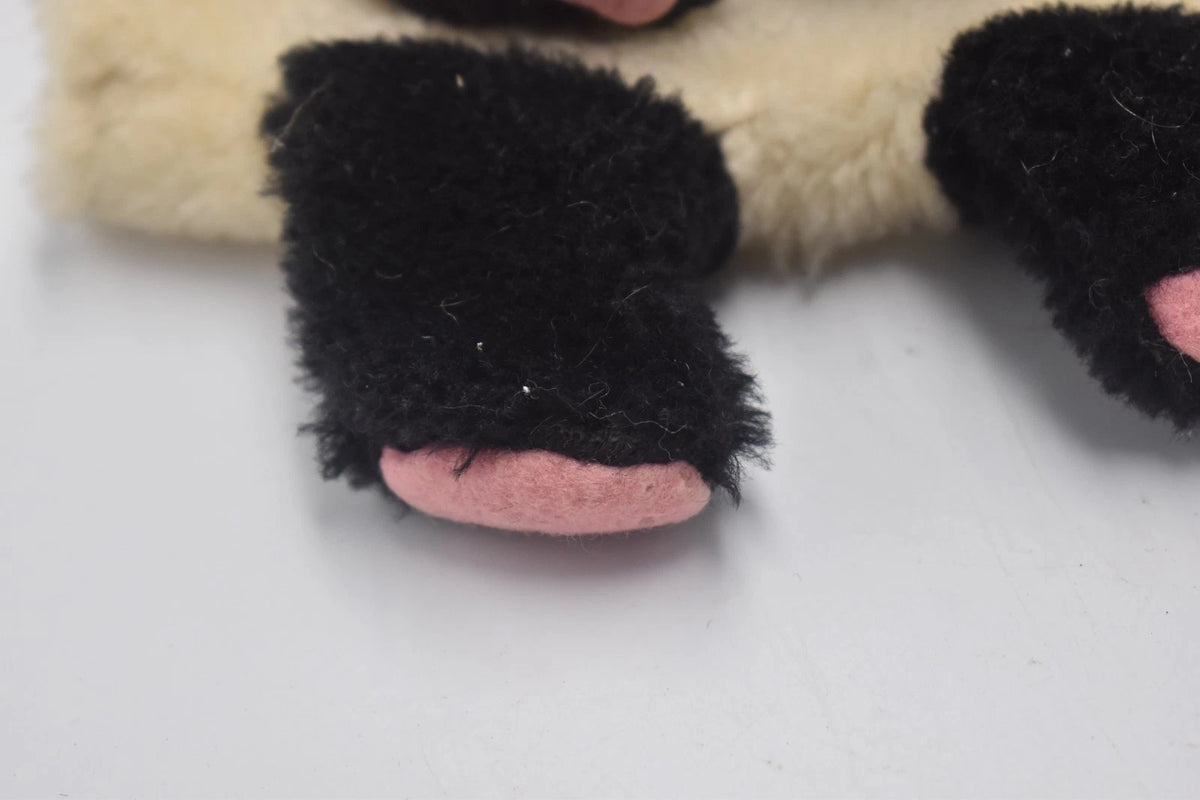 Vintage 1950s Mohair Panda Bear Hand Puppet Sooty Soo Style Collectable 24cm