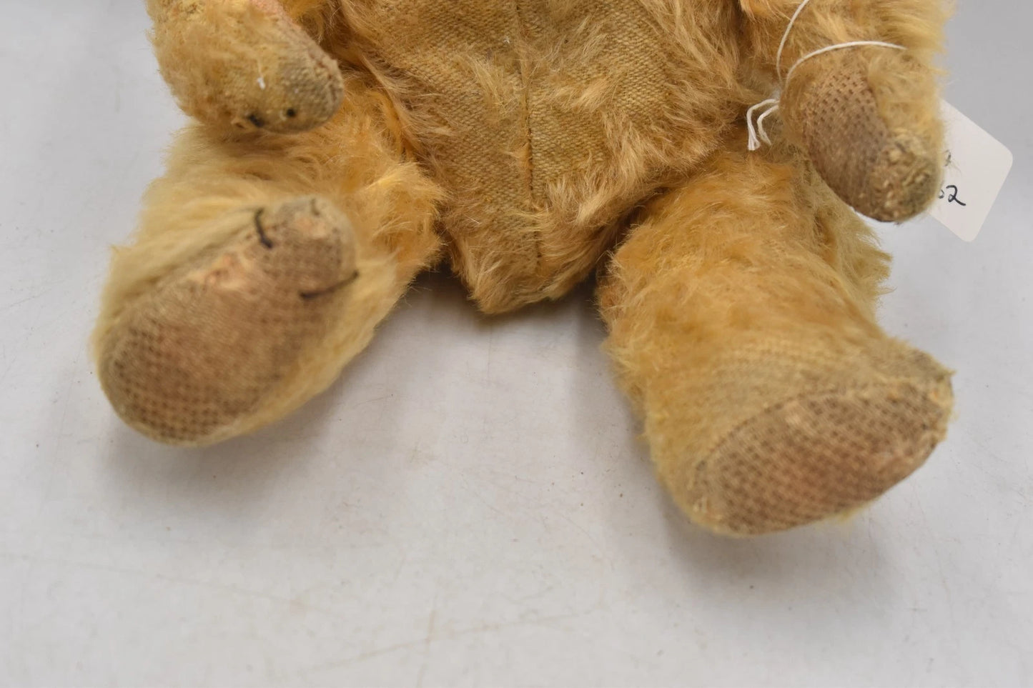 Antique 1920s German Mohair Teddy Bear Fully Jointed Glass Eyes 32cm Collectable