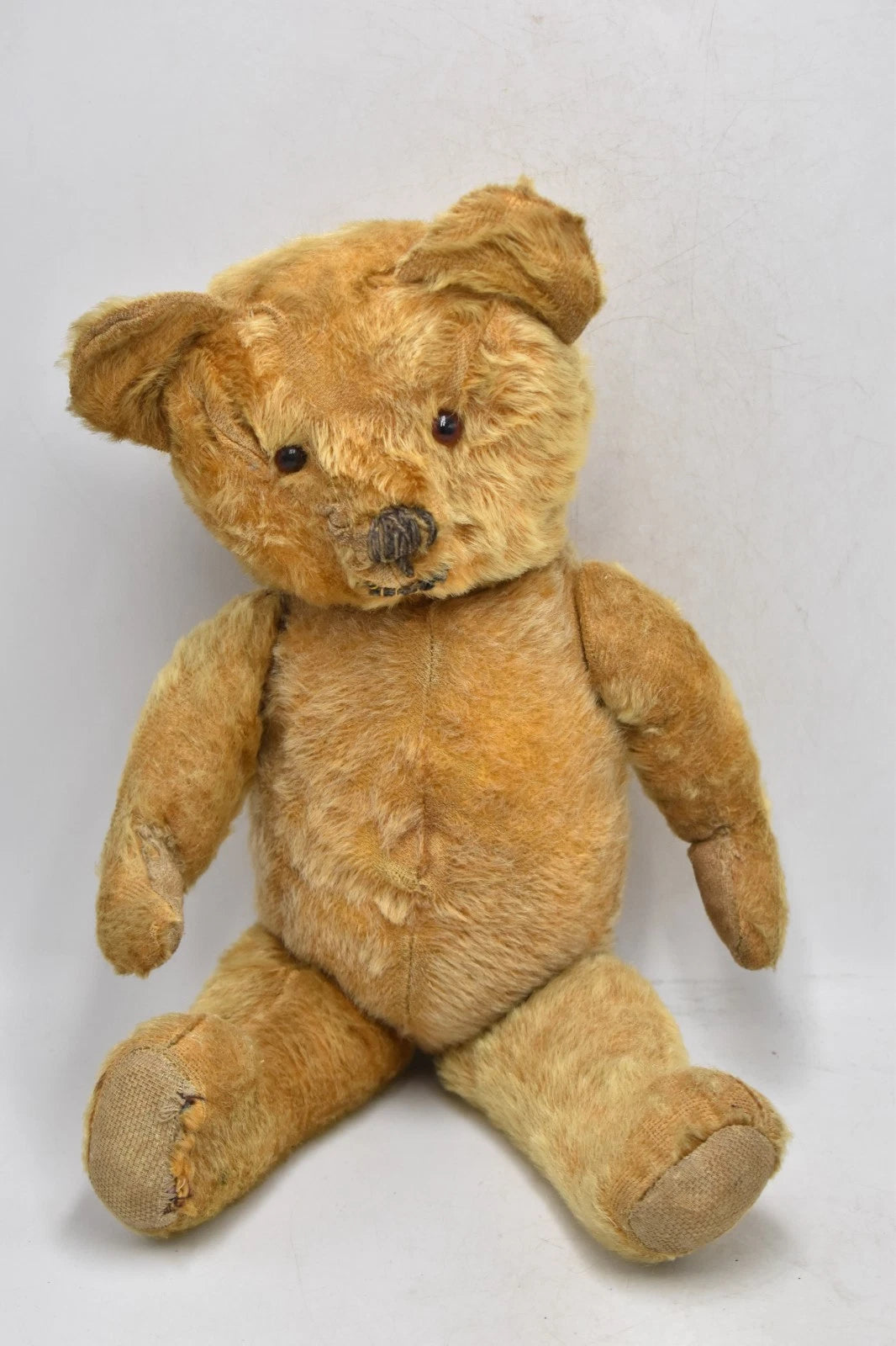 Vintage 1940s Chiltern Mohair Teddy Bear – 44cm, Fully Jointed, Collectible