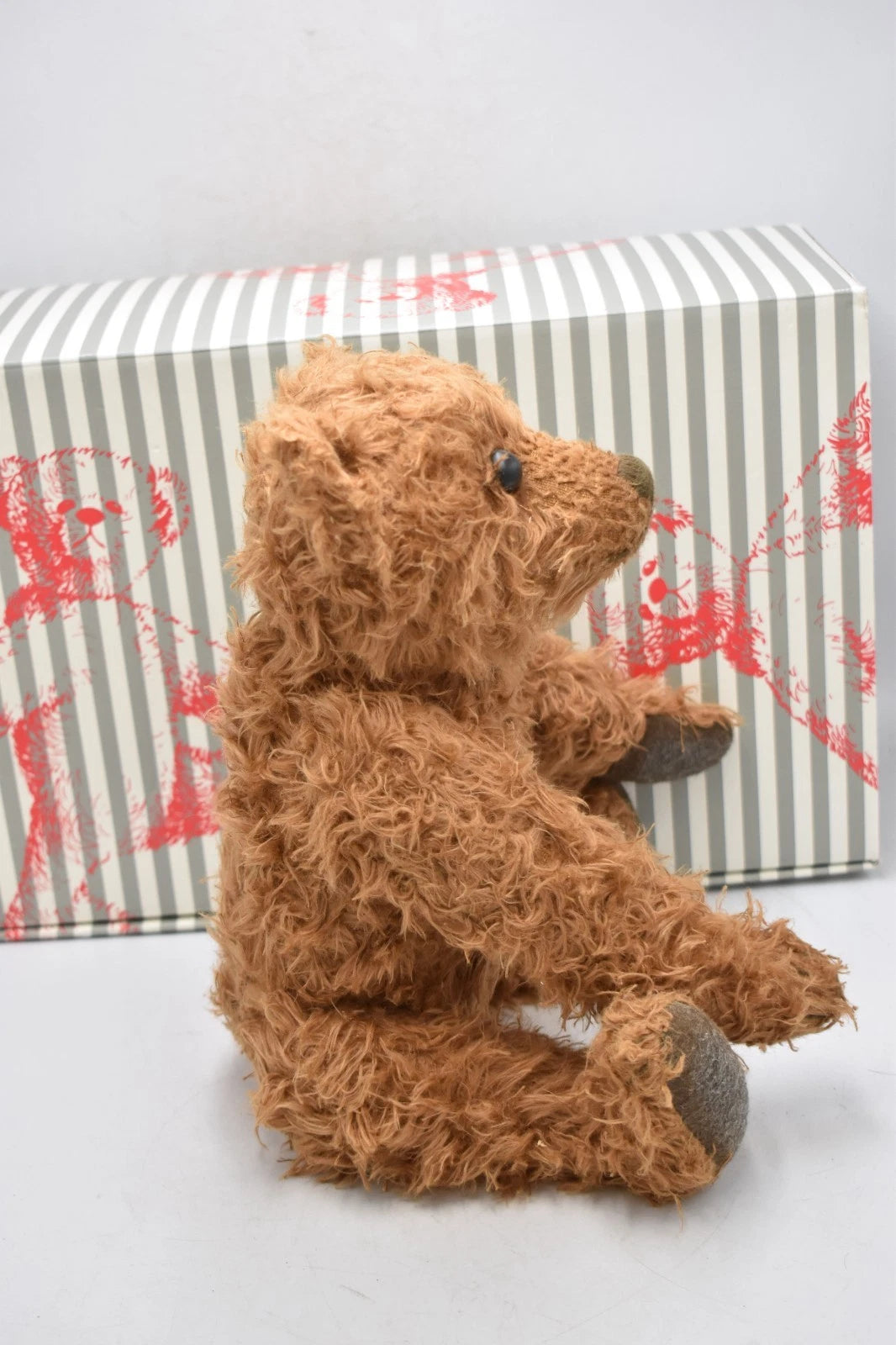 Steiff Hansel Teddy Bear 006968 Limited Edition Hemp Plush Wood Stuffing 36cm