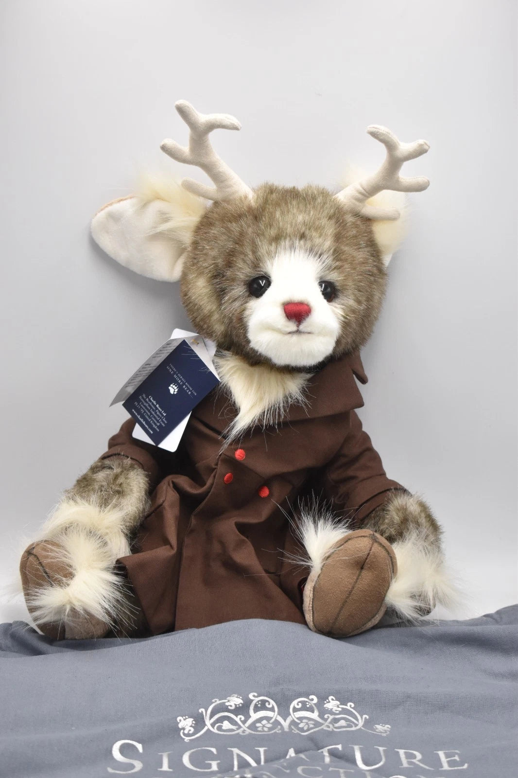 Charlie Bears Rudolph Reindeer Signature Collection Limited Edition Tagged