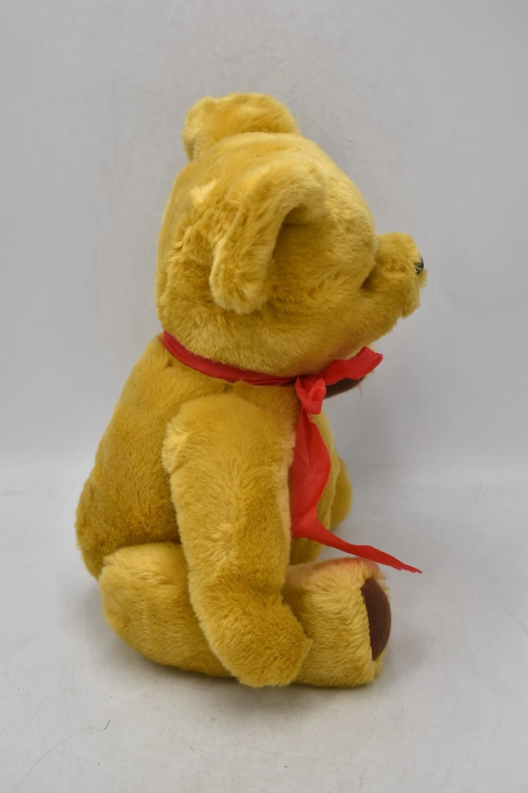 Vintage 1980s Deans Rag Book Co Teddy Bear Fully Jointed Moulded Nose 38cm
